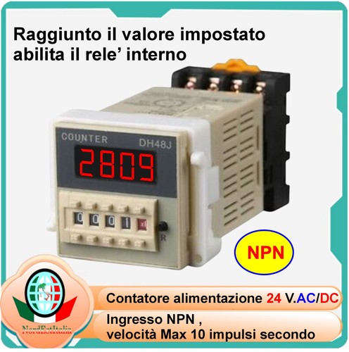 Conta pezzi ac - 24, ac/dc