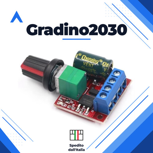 Regolatore velocità motore - regolatore, dc